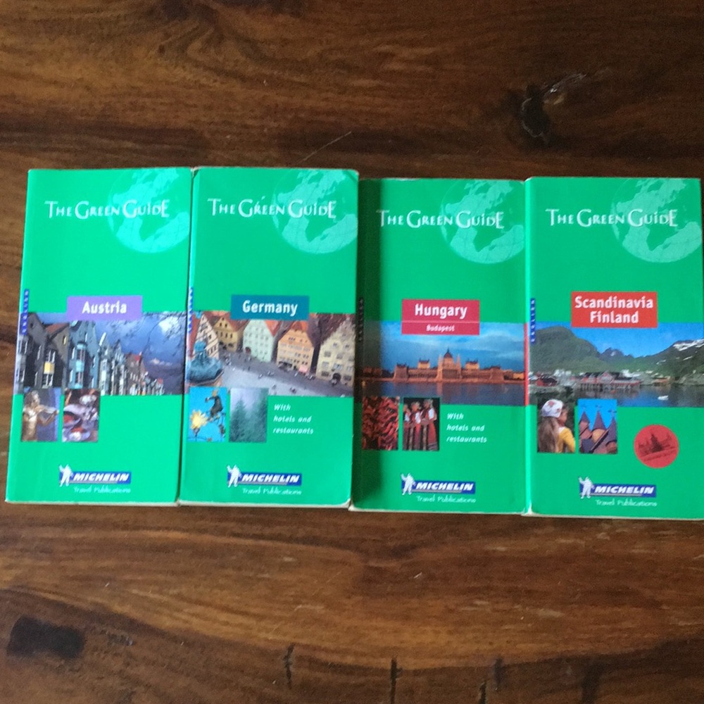 Michelin green tourist guide books Europe Germany Austria Hungary Finland